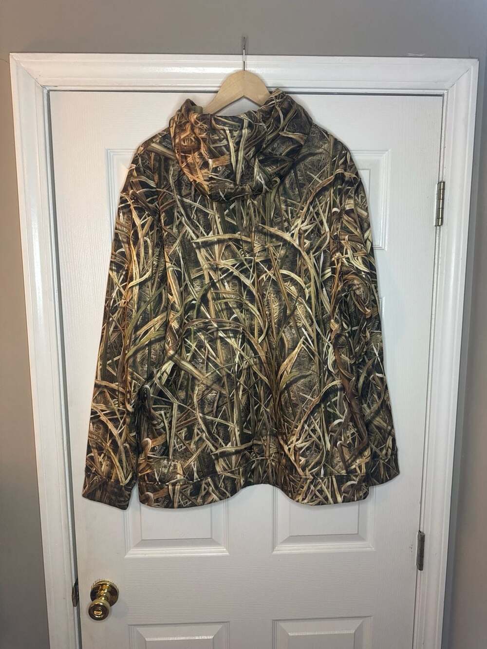 Drake Waterfowl Mossy Oak Shadow Grass Blades Camo Fleece Hoodie Size XL - Picture 3 of 6